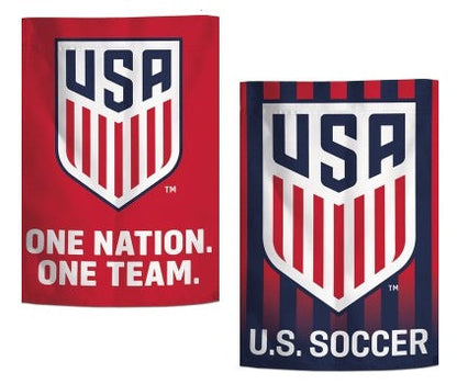 USA Soccer 2 Sided Garden Flag One Nation One Team