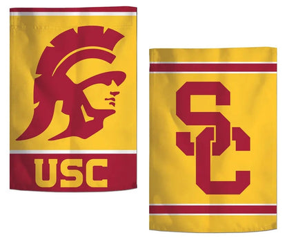 USC Trojans Garden Flag 2 Sided Logo