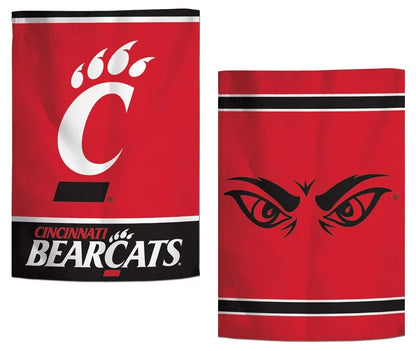 University of Cincinnati Garden Flag 2 Sided Bearcats