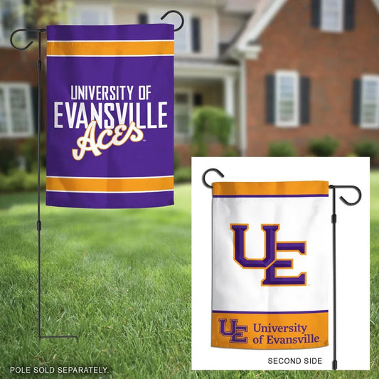University of Evansville Garden Flag 2 Sided Aces