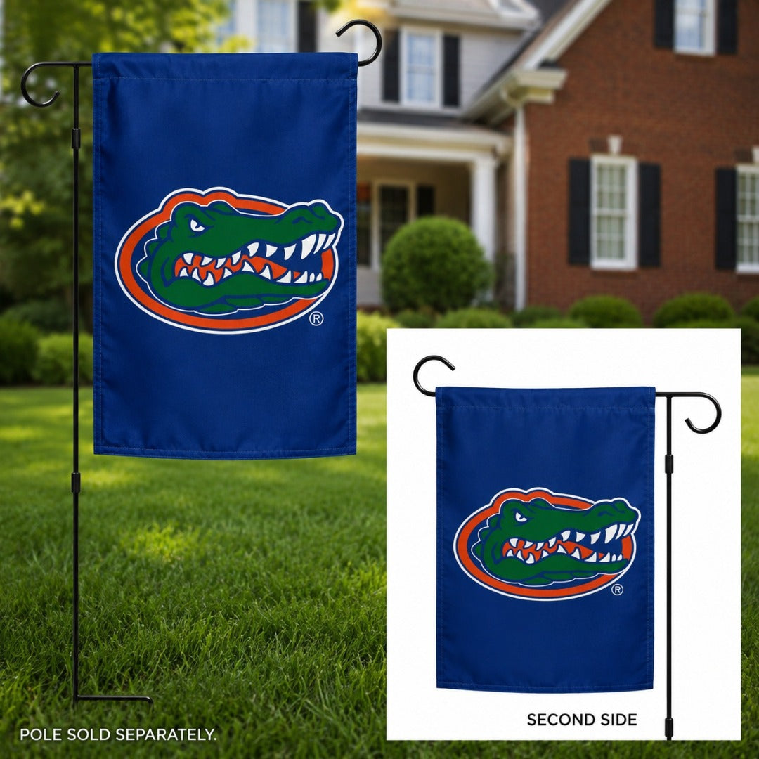 University of Florida Garden Flag 2 Sided Applique Logo