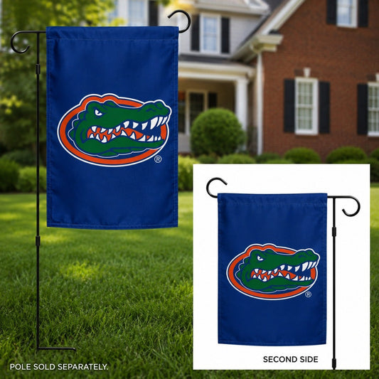 University of Florida Garden Flag 2 Sided Applique Logo