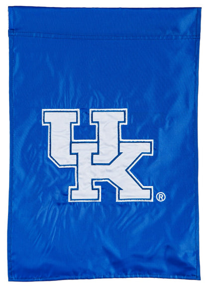 University of Kentucky 2 Sided Applique Garden Flag Logo