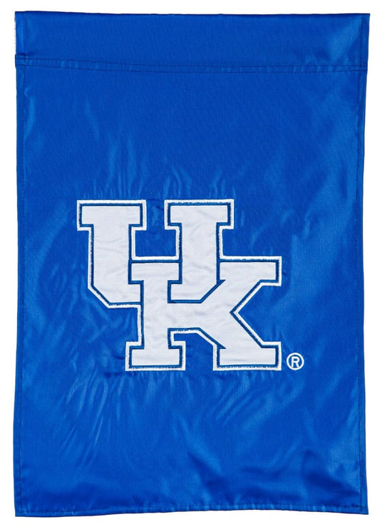 University of Kentucky Garden Flag 2 Sided Applique Logo