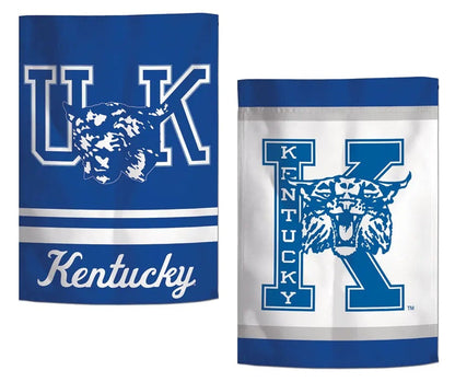 University of Kentucky Garden Flag 2 Sided Throwback Logo