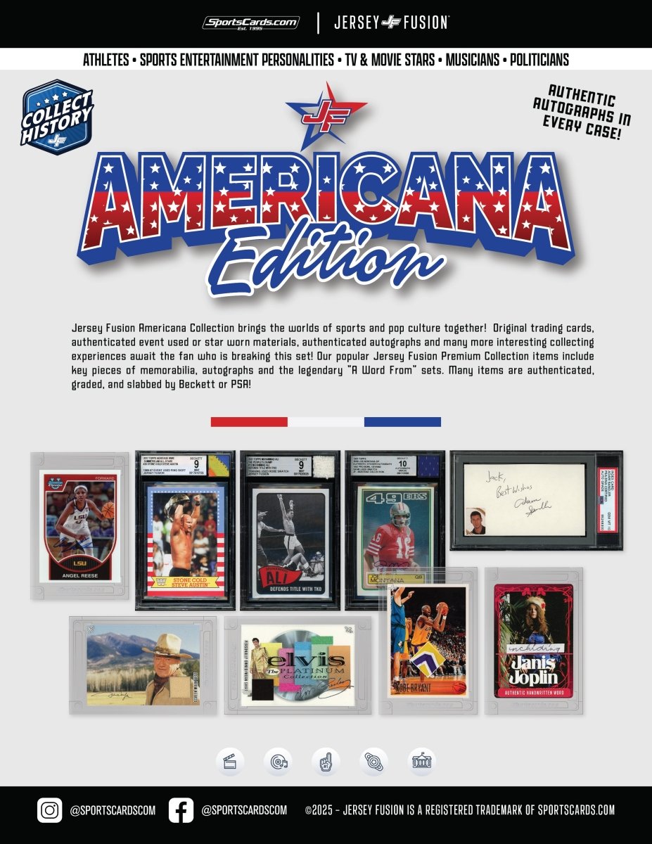Americana Edition Box - (1) Graded/Autograph/Word or Material Item Per Box