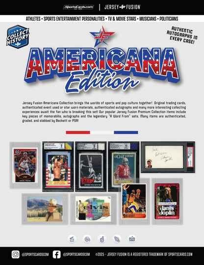 Americana Edition Box - (1) Graded/Autograph/Word or Material Item Per Box