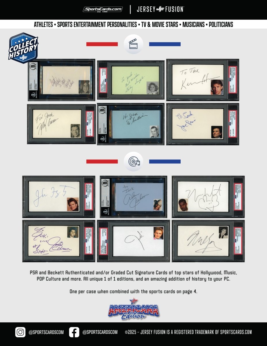 Americana Edition Box - (1) Graded/Autograph/Word or Material Item Per Box
