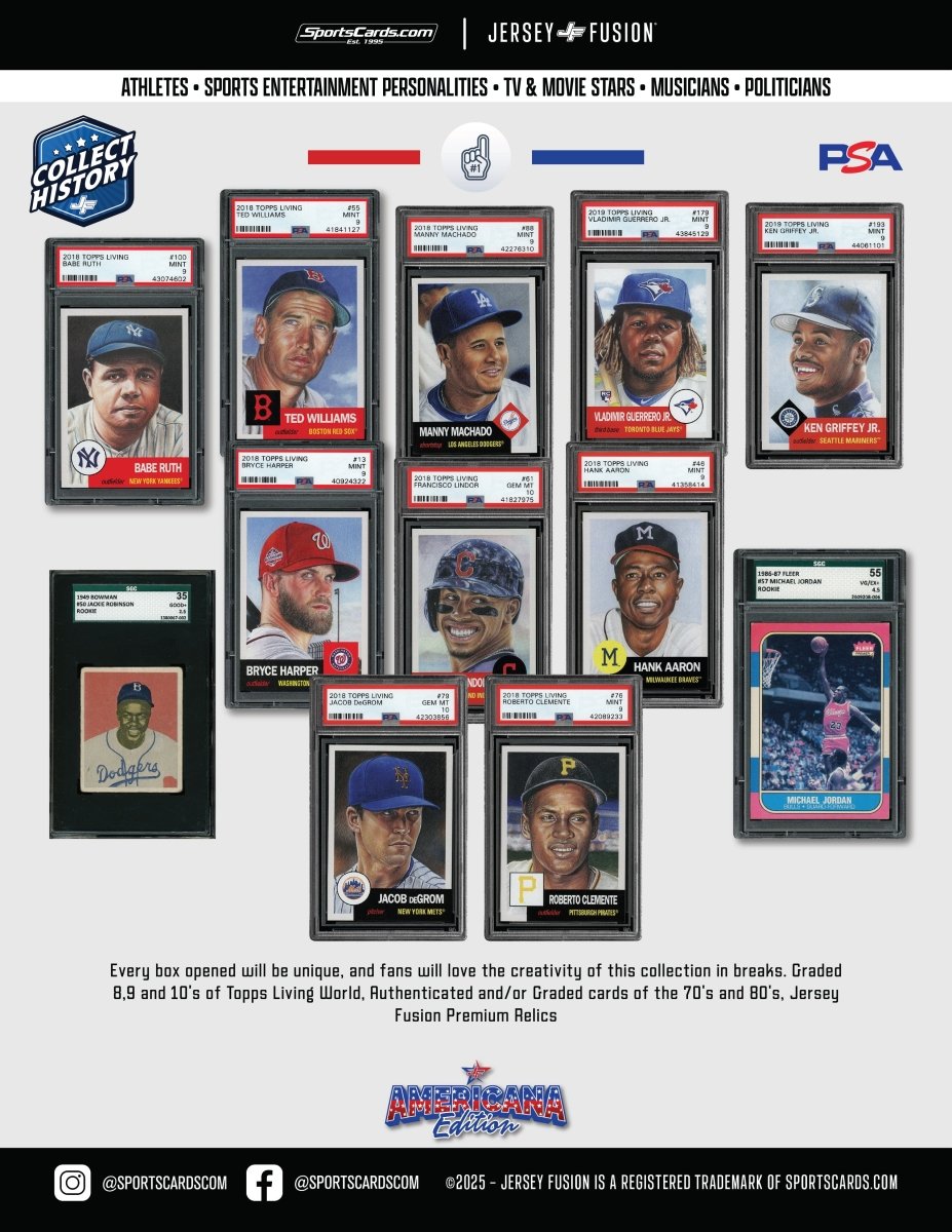 Americana Edition Box - (1) Graded/Autograph/Word or Material Item Per Box