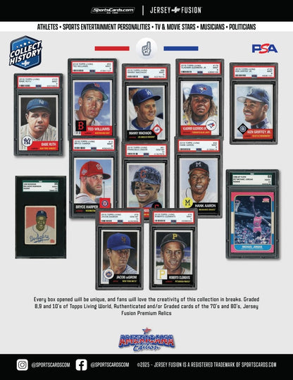 Americana Edition Box - (1) Graded/Autograph/Word or Material Item Per Box