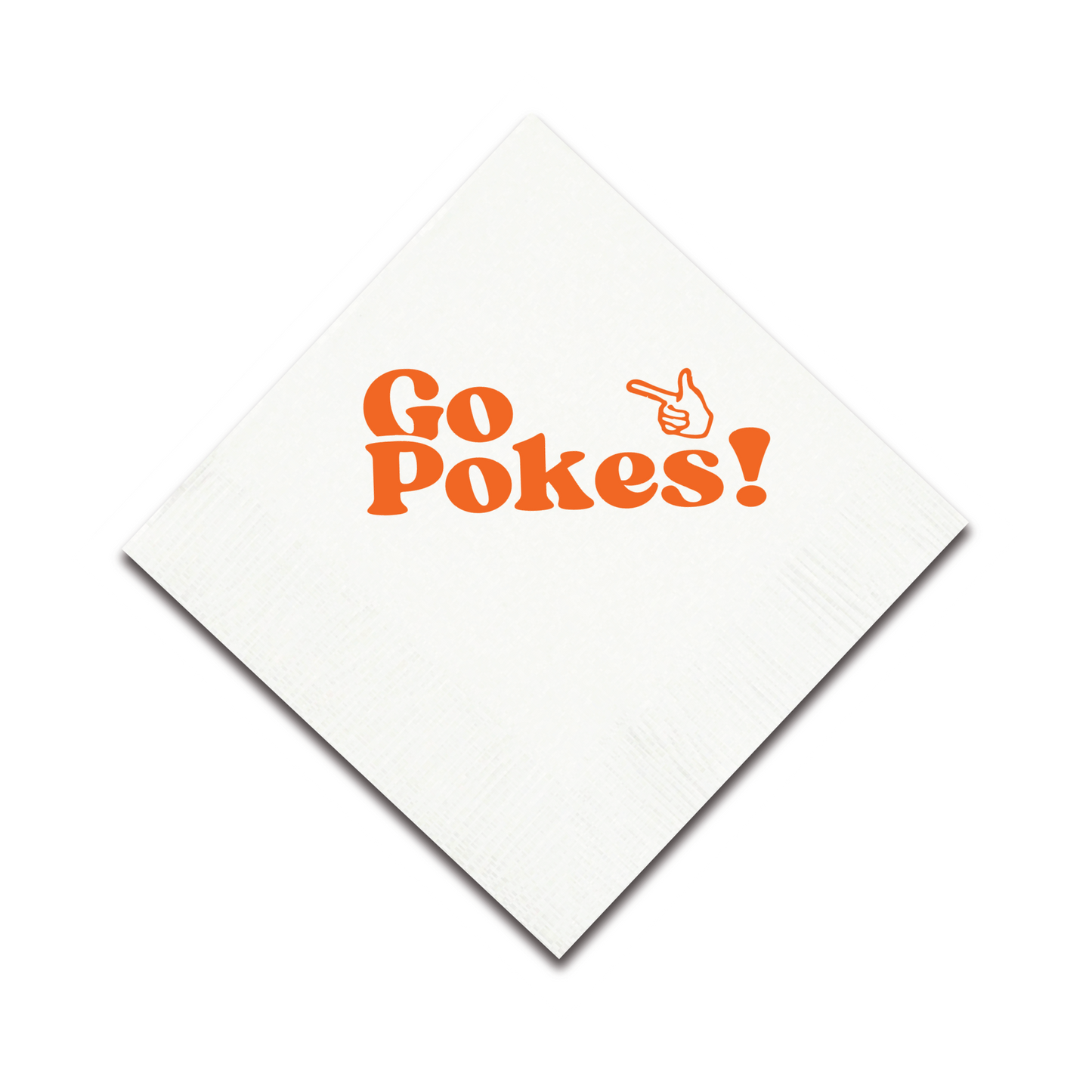 OSU White 3 ply Napkins Set of 25