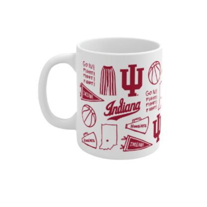 Indiana University - 11 oz Porcelain Mug