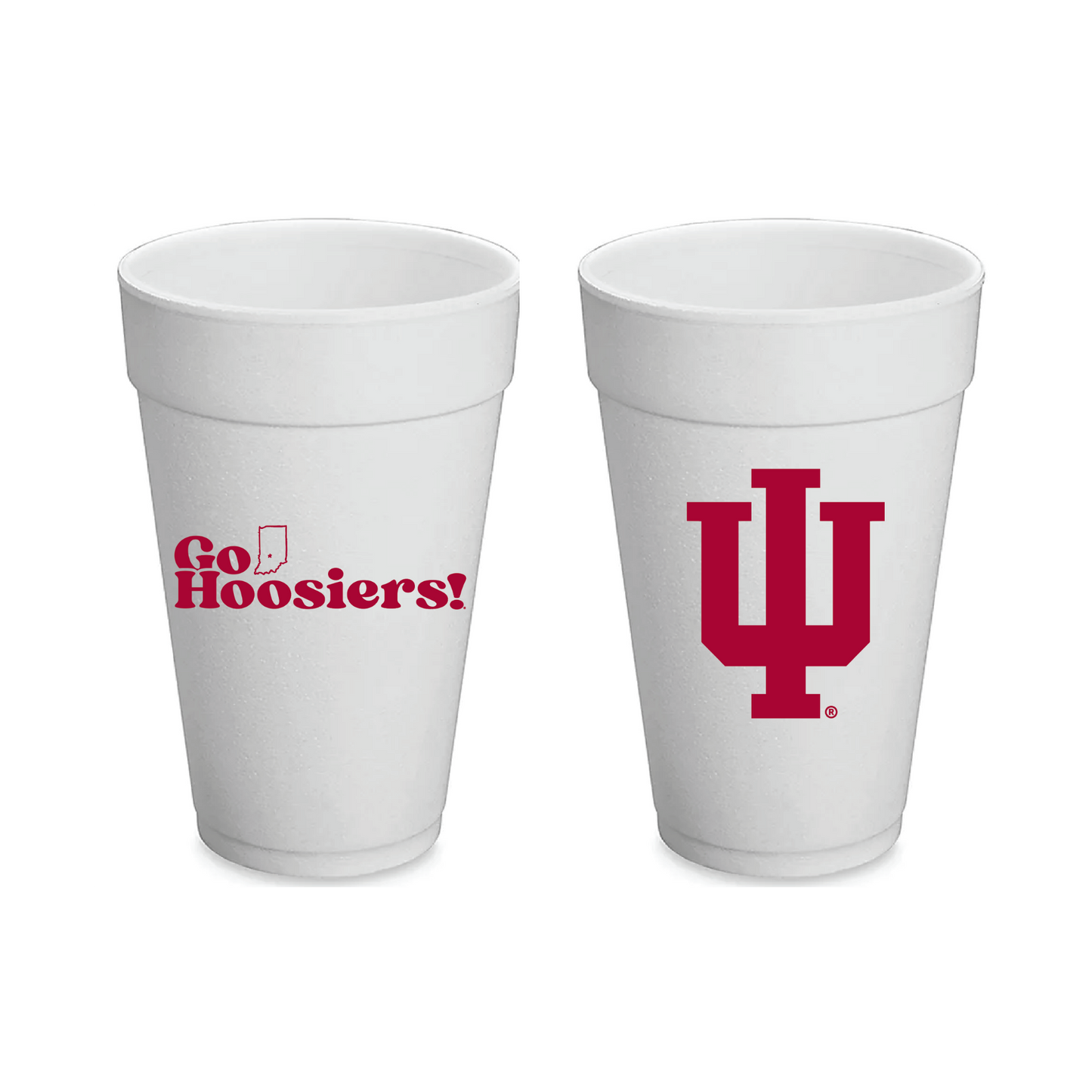 Indiana Styrofoam Cups Set of 8 - 20 ounces