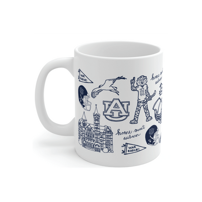 Auburn University - 11 oz Porcelain Mug