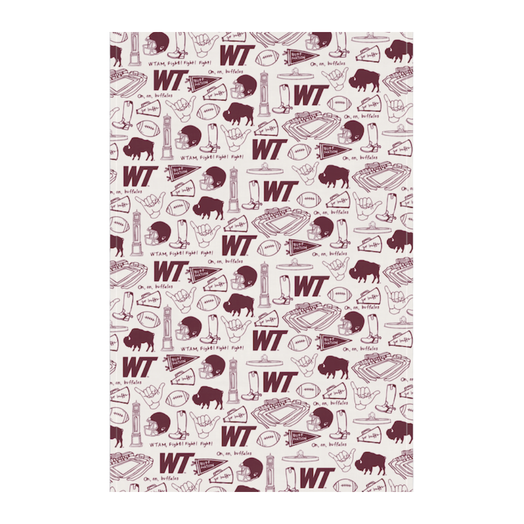 WTAMU Cotton Kitchen Towel