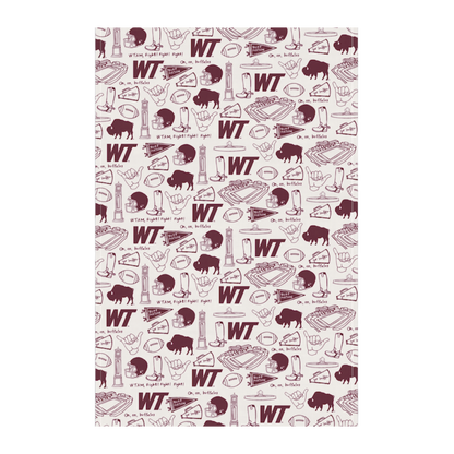 WTAMU Cotton Kitchen Towel