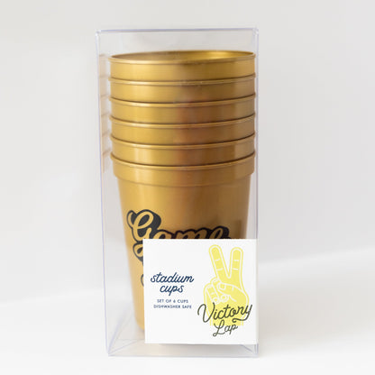 Game Day Cups - Gold