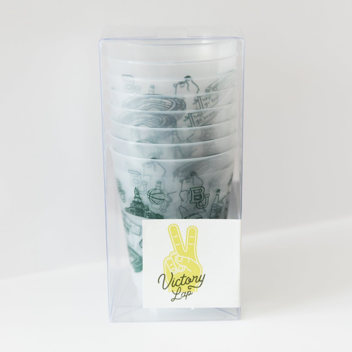 Baylor Shatterproof Cups - Set of 8