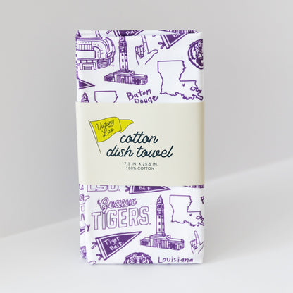LSU Cotton Kitchen Towel