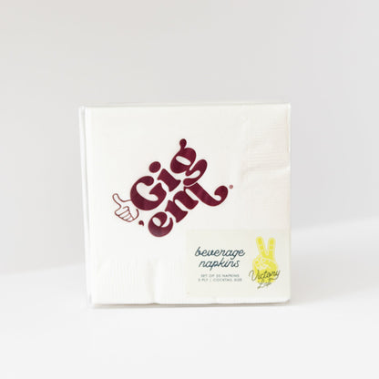 Texas A&M White 3 ply Napkins Set of 25