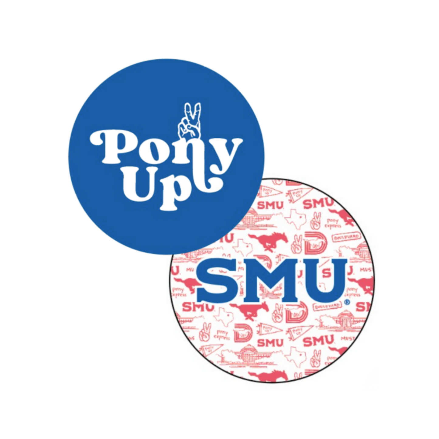 SMU Coasters Set of 25