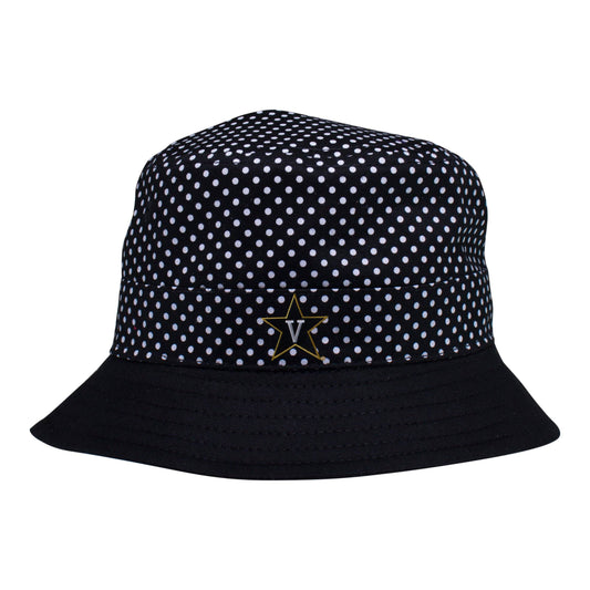 Vanderbilt Pin Dot Bucket Hat