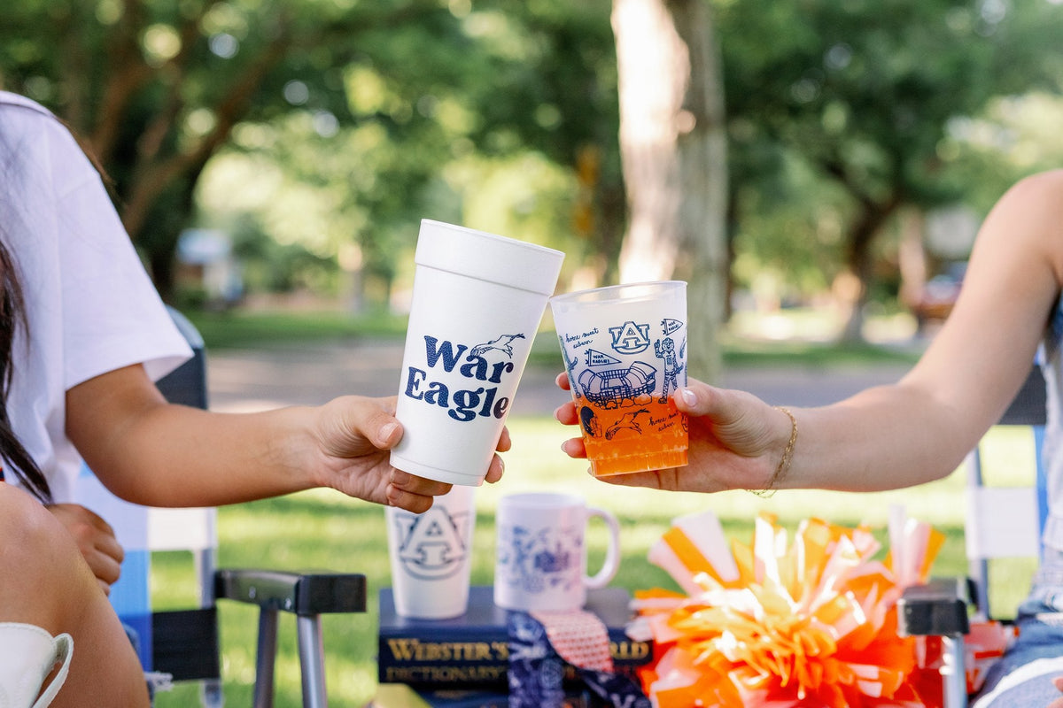 Auburn University - Shatterproof Cups, Set of 8