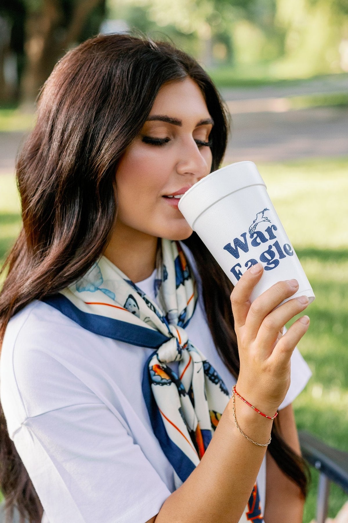 Auburn University - 20 oz Styrofoam Cups, Set of 8