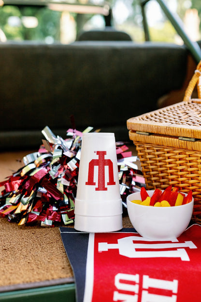 Indiana University - 20 oz Styrofoam Cups, Set of 8