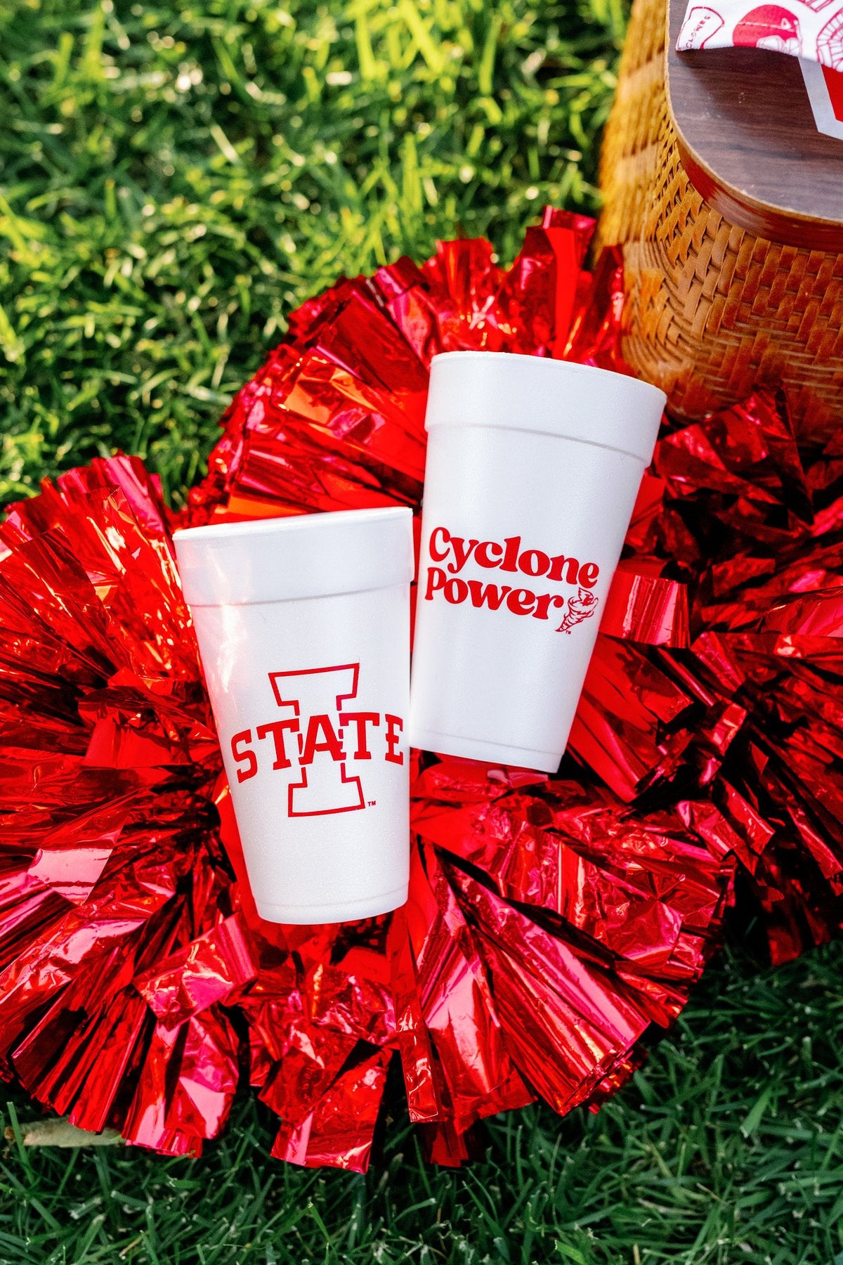 Iowa State University - 20 oz Styrofoam Cups, Set of 8