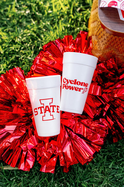 Iowa State University - 20 oz Styrofoam Cups, Set of 8