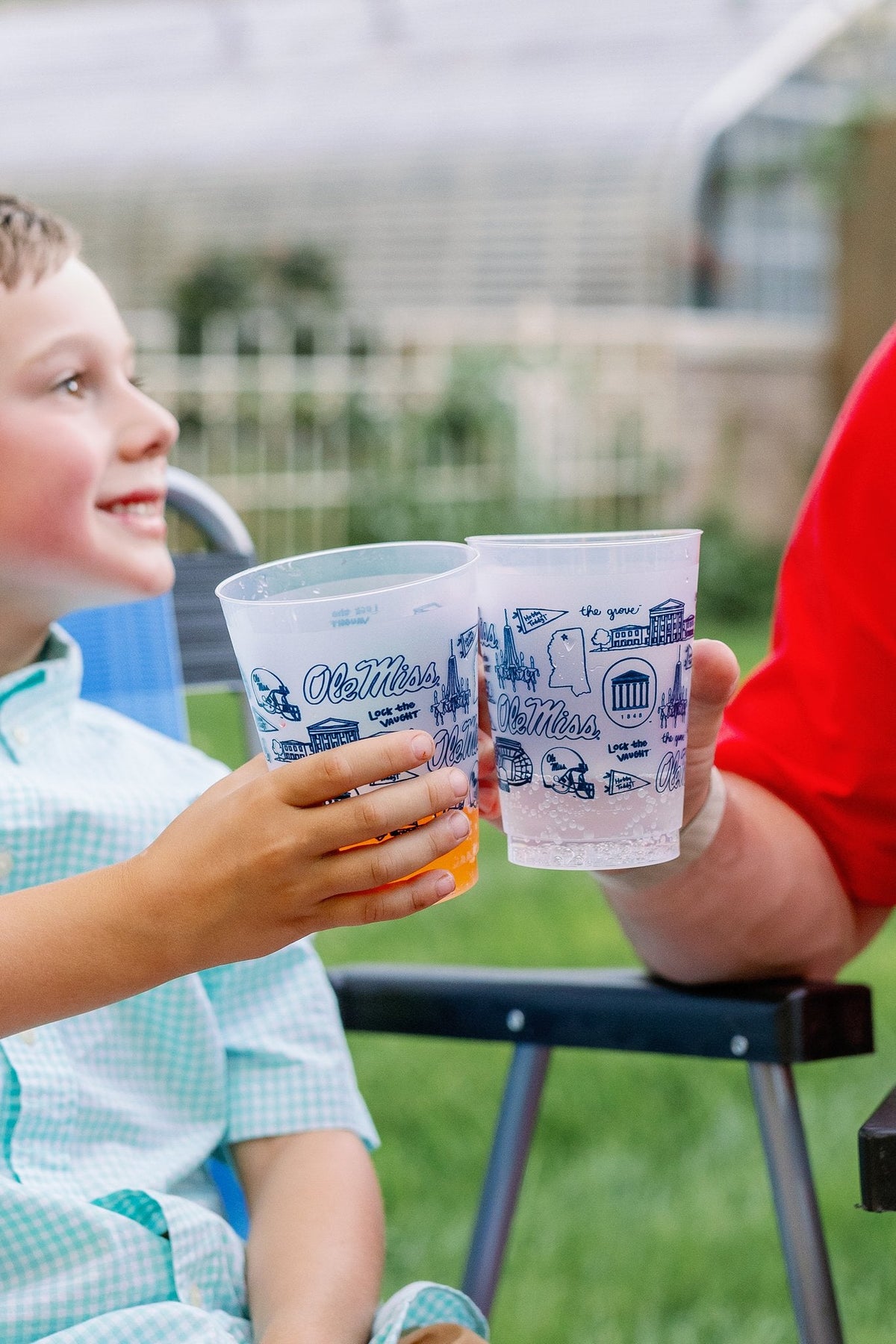 The University of Mississippi (Ole Miss) - Shatterproof Cups, Set of 8