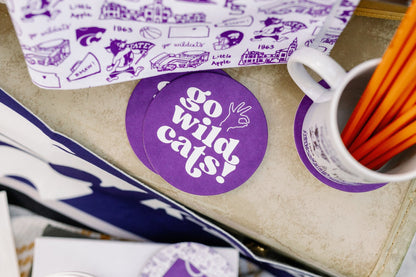 Kansas State University (K-State) - Drink Coasters, Set of 25