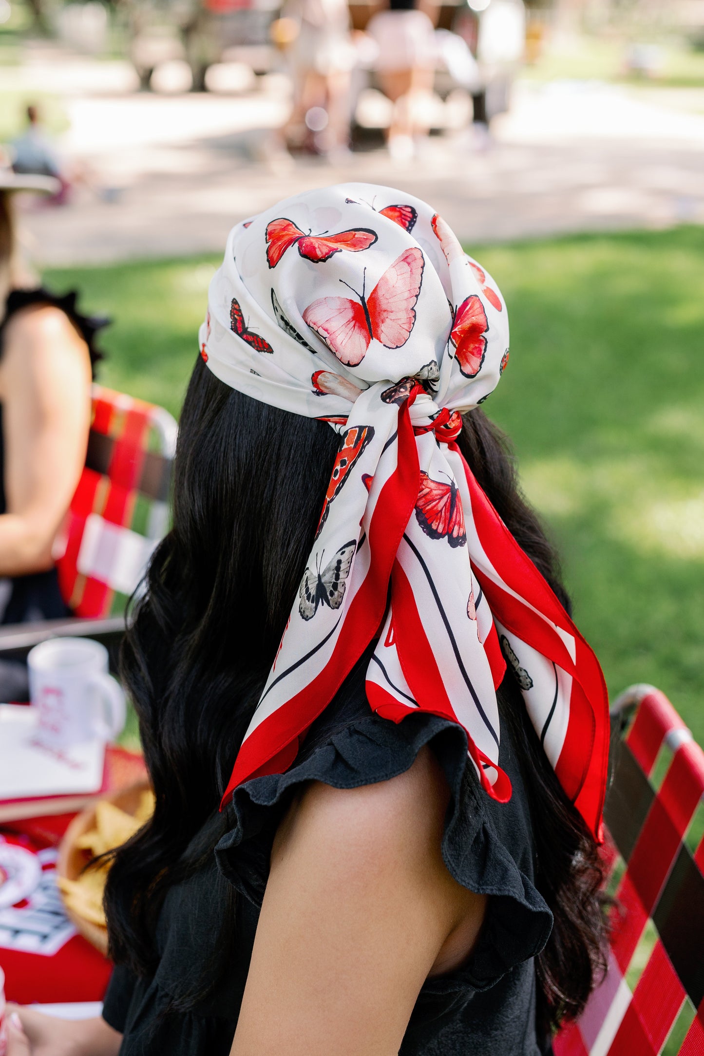 The Ohio State Square Silk Scarf