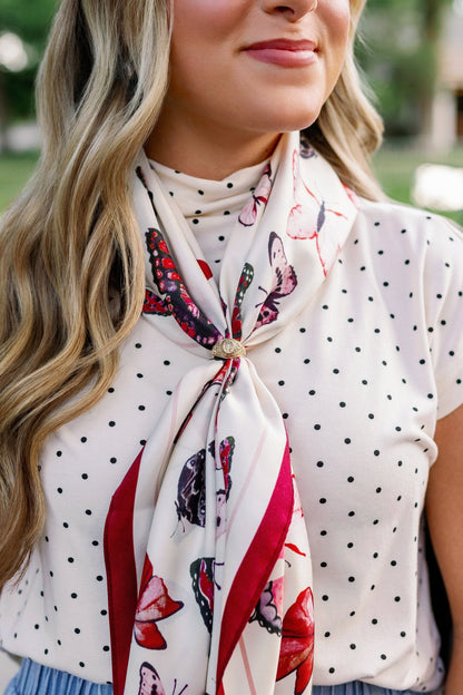 Texas A&M University Square Silk Scarf