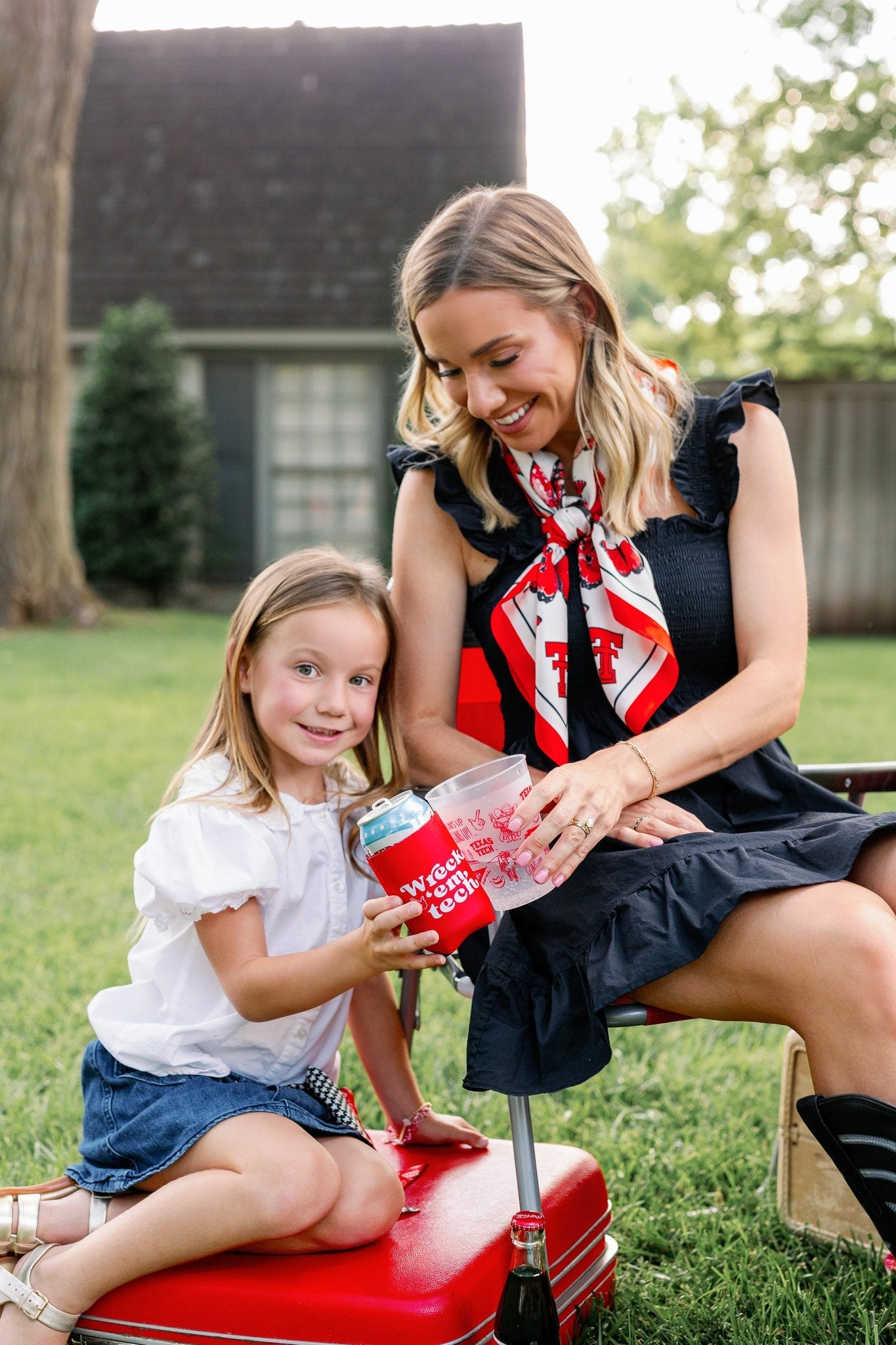 Texas Tech Koozie - Red
