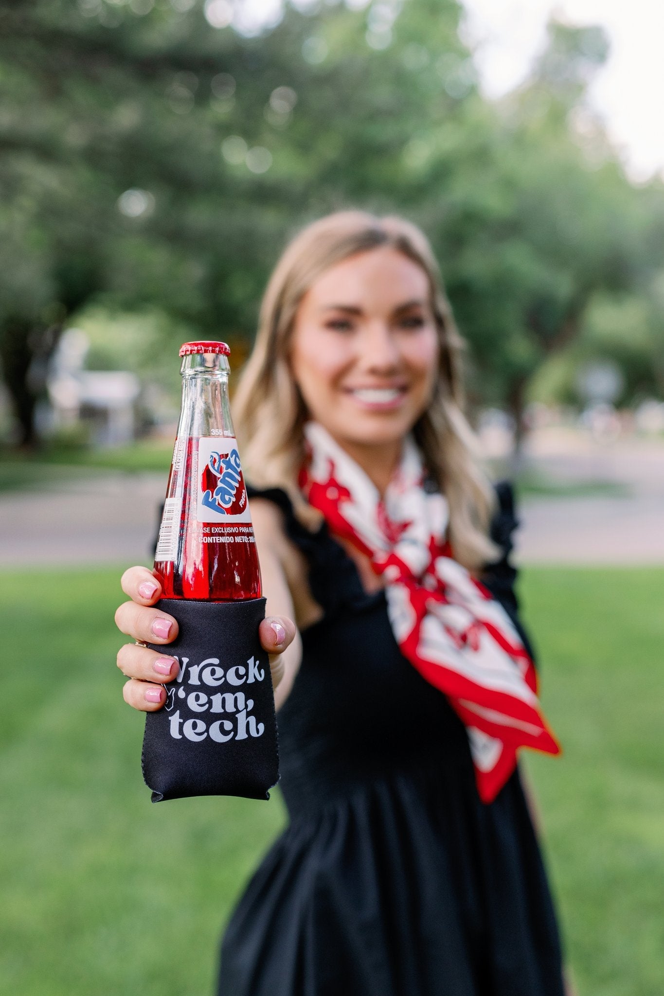Texas Tech Koozie - Black