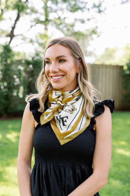 Wake Forest Square Silk Scarf