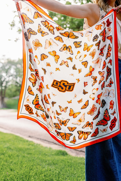 OSU Square Silk Scarf