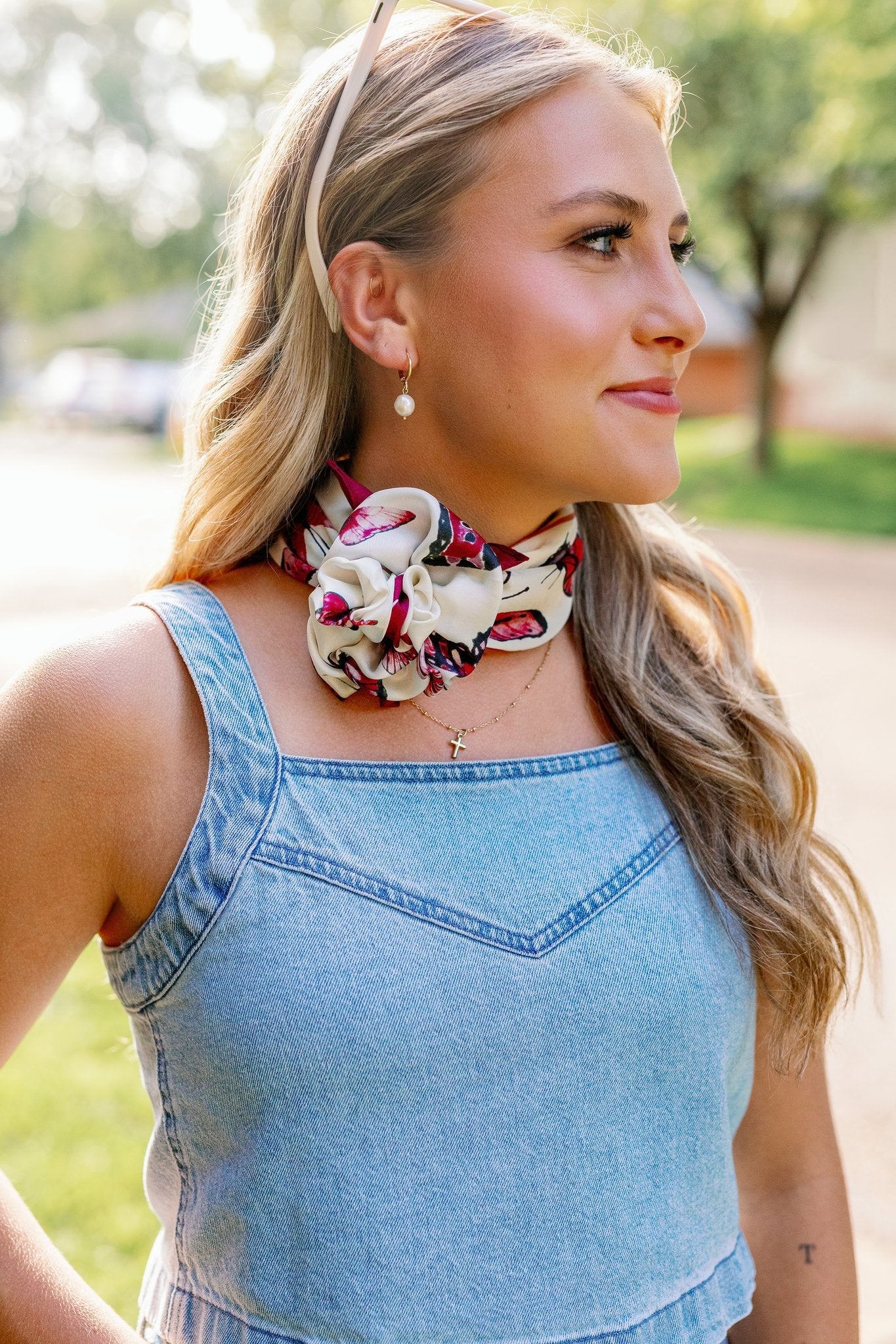 WTAMU Square Silk Scarf