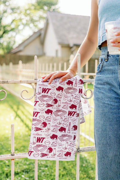 WTAMU Cotton Kitchen Towel