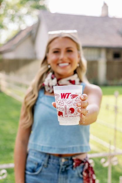 WTAMU Shatterproof Cups - Set of 8