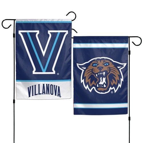 Villanova Wildcats Garden Flag 2 Sided University Double Logo