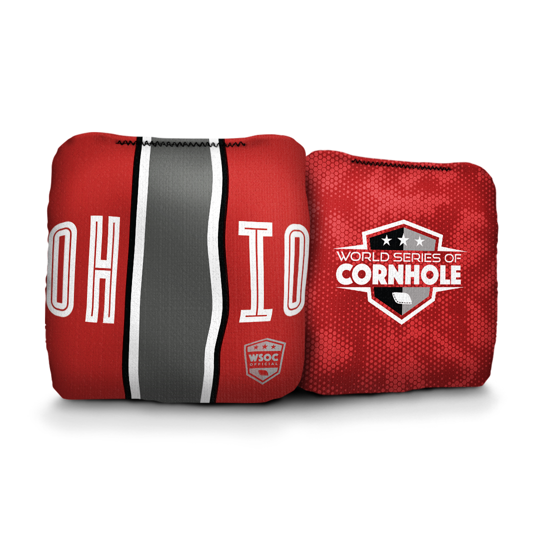 Ohio State Buckeyes - 6 Inch WSOC Official Pro Cornhole Bags