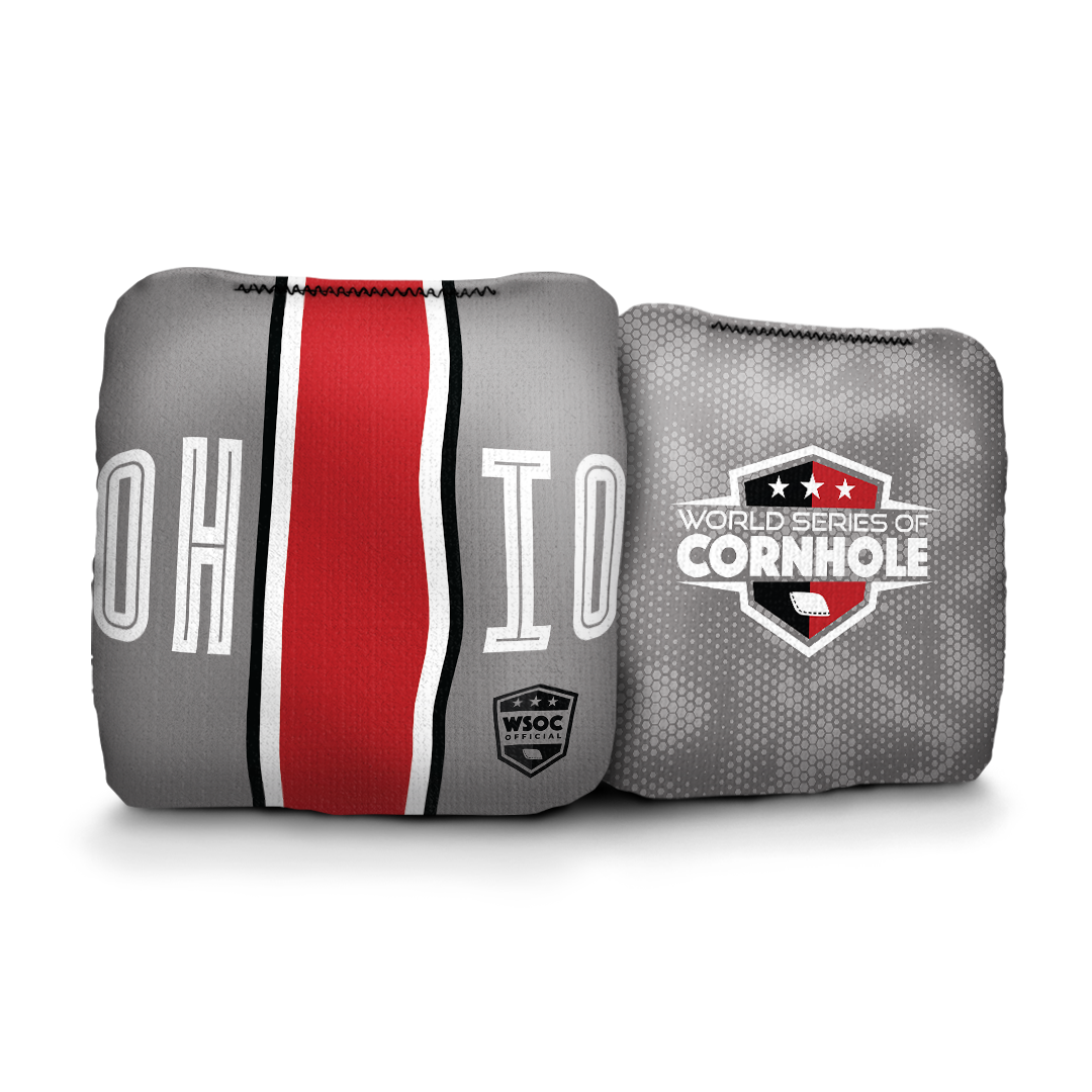Ohio State Buckeyes - 6 Inch WSOC Official Pro Cornhole Bags