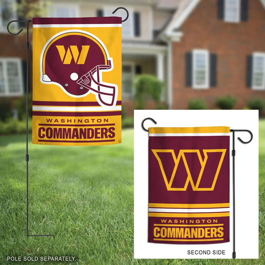 Washington Commanders Garden Flag 2 Sided Logo