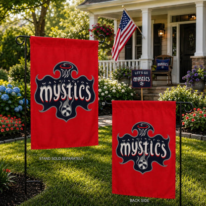 Washington Mystics Garden Flag 2 Sided