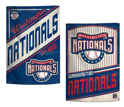 Washington Nationals Retro 2 Sided Garden Flag