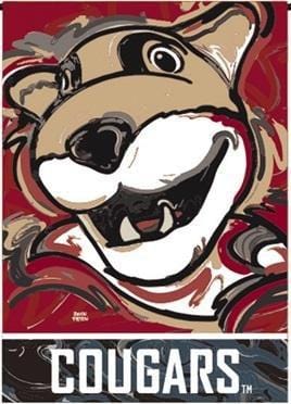 Washington State Cougars Garden Flag 2 Sided Justin Patten