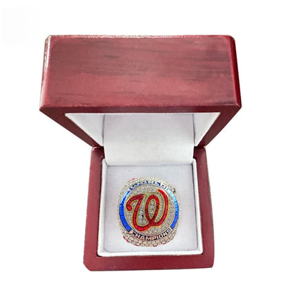 2019 Washington Nationals Baseball Championship Ring Replica – Fan Exclusive Collectible Gift